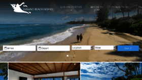 What Hawaii-beachhomes.com website looked like in 2018 (5 years ago)