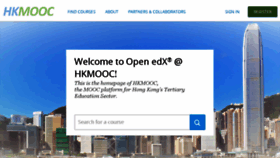 What Hkmooc.hk website looked like in 2018 (5 years ago)
