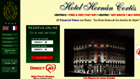 What Hotelhernancortes.es website looked like in 2018 (5 years ago)