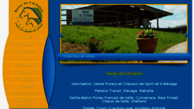 What Haras-arbalou.fr website looked like in 2018 (5 years ago)