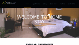 What Homestaybangalore.com website looked like in 2018 (5 years ago)
