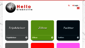 What Hellogreenville.com website looked like in 2018 (5 years ago)