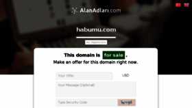 What Habumu.com website looked like in 2018 (5 years ago)