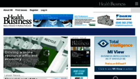 What Healthbusinessuk.net website looked like in 2018 (5 years ago)