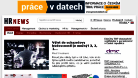 What Hrnews.cz website looked like in 2018 (5 years ago)