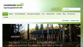 What Hagemann-haus.com website looked like in 2018 (5 years ago)