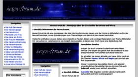 What Hexen-forum.de website looked like in 2018 (5 years ago)