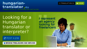 What Hungarian-translator.eu website looked like in 2018 (5 years ago)