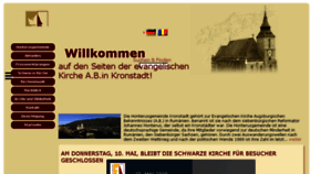 What Honterusgemeinde.ro website looked like in 2018 (5 years ago)