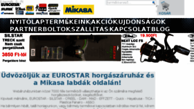 What Horgaszaruhaz.hu website looked like in 2018 (5 years ago)