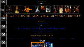 What Hillmanweb.com website looked like in 2018 (5 years ago)