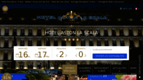 What Hotel-aston.com website looked like in 2018 (5 years ago)