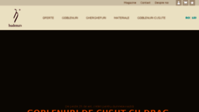 What Hudemas.ro website looked like in 2018 (5 years ago)