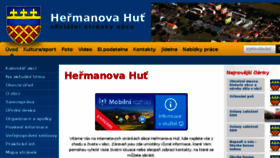What Hermanovahut.cz website looked like in 2018 (5 years ago)