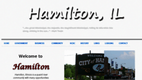 What Hamiltonillinois.org website looked like in 2018 (6 years ago)