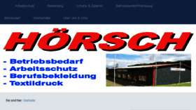 What Hoersch-buerowelt.de website looked like in 2018 (5 years ago)