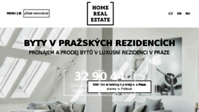What Homerealestate.cz website looked like in 2018 (5 years ago)