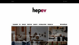 What Hepev.com website looked like in 2018 (5 years ago)