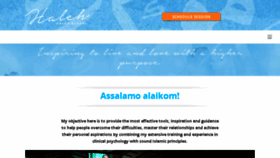 What Halehbanani.com website looked like in 2018 (6 years ago)