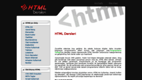 What Html.sitesi.web.tr website looked like in 2018 (6 years ago)