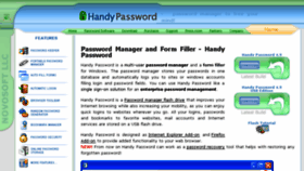 What Handypassword.com website looked like in 2018 (5 years ago)