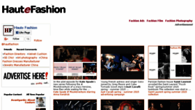What Hautfashion.com website looked like in 2018 (5 years ago)