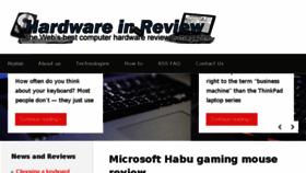 What Hardwareinreview.com website looked like in 2018 (5 years ago)