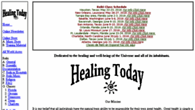 What Healingtoday.com website looked like in 2018 (5 years ago)