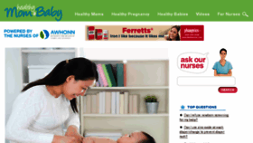 What Health4mom.org website looked like in 2018 (5 years ago)