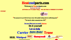 What Heatcoolparts.com website looked like in 2018 (5 years ago)