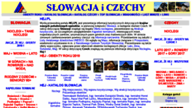 What Hej.pl website looked like in 2018 (5 years ago)