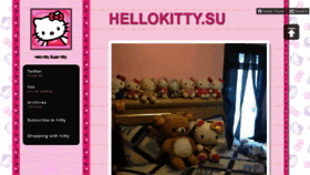 What Hellokitty.su website looked like in 2018 (5 years ago)