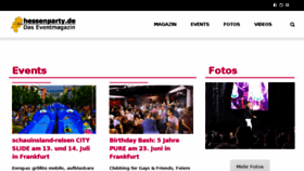 What Hessenparty.de website looked like in 2018 (5 years ago)