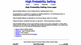 What Highprobsell.com website looked like in 2018 (5 years ago)