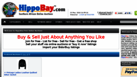 What Hippobay.com website looked like in 2018 (5 years ago)