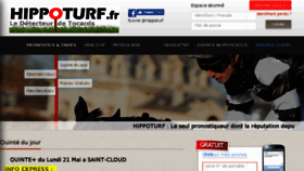 What Hippoturf.fr website looked like in 2018 (5 years ago)