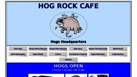 What Hogrockcafe2.com website looked like in 2018 (5 years ago)