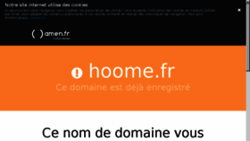What Hoome.fr website looked like in 2018 (5 years ago)