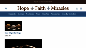 What Hopefaithmiracles.com website looked like in 2018 (6 years ago)