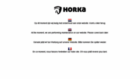 What Horka.nl website looked like in 2018 (5 years ago)