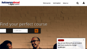 What Hotcourses-nigeria.com website looked like in 2018 (5 years ago)