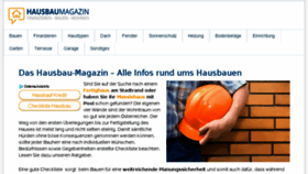 What Hausbaumagazin.at website looked like in 2018 (5 years ago)