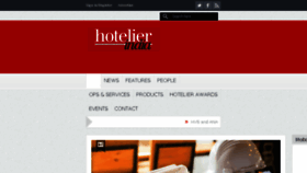 What Hotelierindia.com website looked like in 2018 (5 years ago)