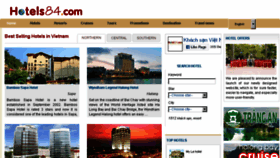 What Hotels84.com website looked like in 2018 (7 years ago)