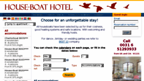 What Houseboathotel.nl website looked like in 2018 (5 years ago)