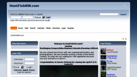 What Huntfishnw.com website looked like in 2018 (5 years ago)
