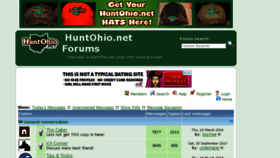 What Huntohio.net website looked like in 2018 (5 years ago)