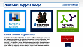 What Huygenscollege.nl website looked like in 2018 (5 years ago)