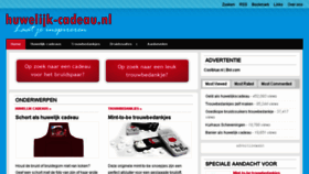 What Huwelijk-cadeau.nl website looked like in 2018 (5 years ago)