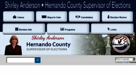 What Hernandovotes.com website looked like in 2018 (5 years ago)